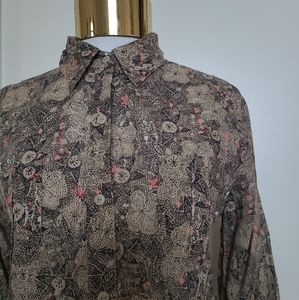 Woolrich - Khaki Patterned Button-up Shirt - Size M